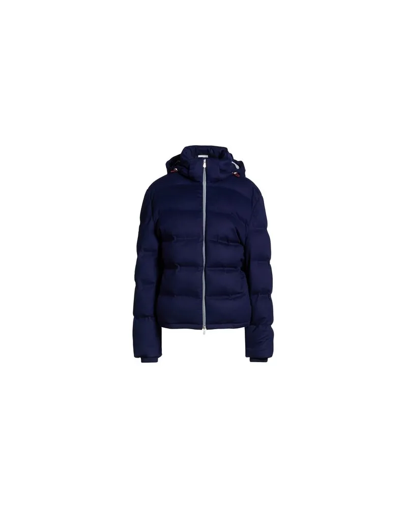 Brunello Cucinelli JACKEN & MÄNTEL - Pufferjacken & Daunenjackenauf YOOX.COM Marineblau
