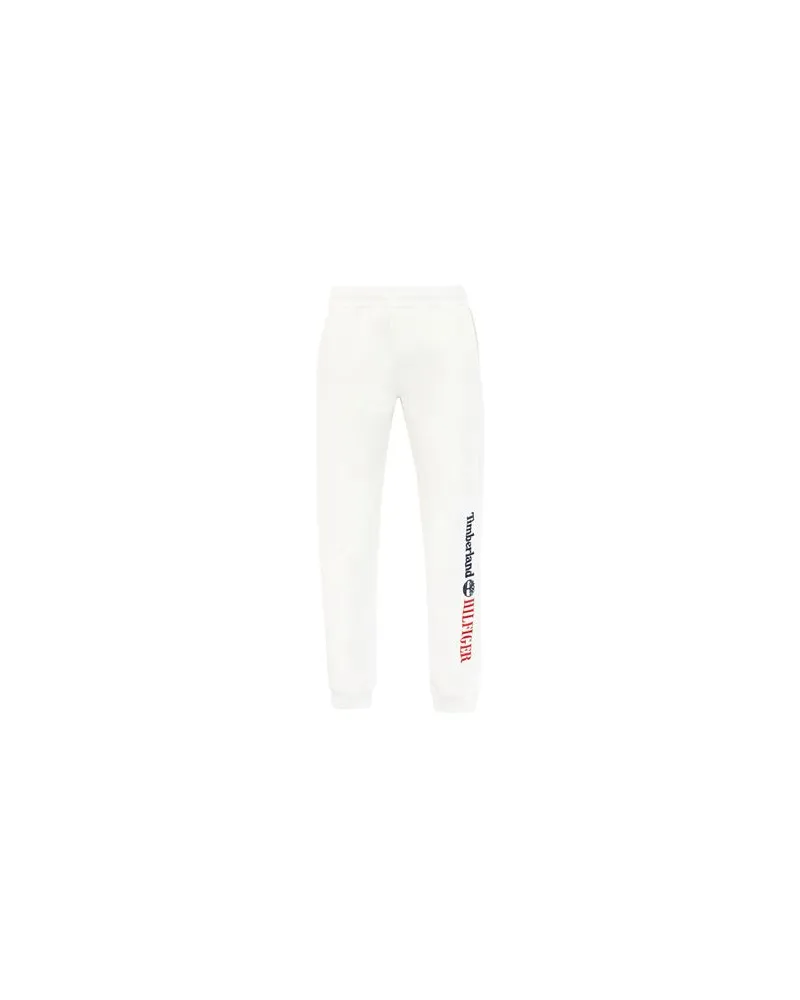 Timberland THXTBL RI LOGO SWEATER  - HOSEN & RÖCKE - Hosenauf YOOX.COM Elfenbein