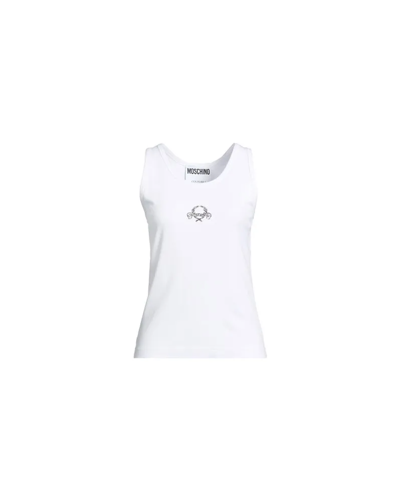 Moschino TOPS - Tank Topsauf YOOX.COM Weiß