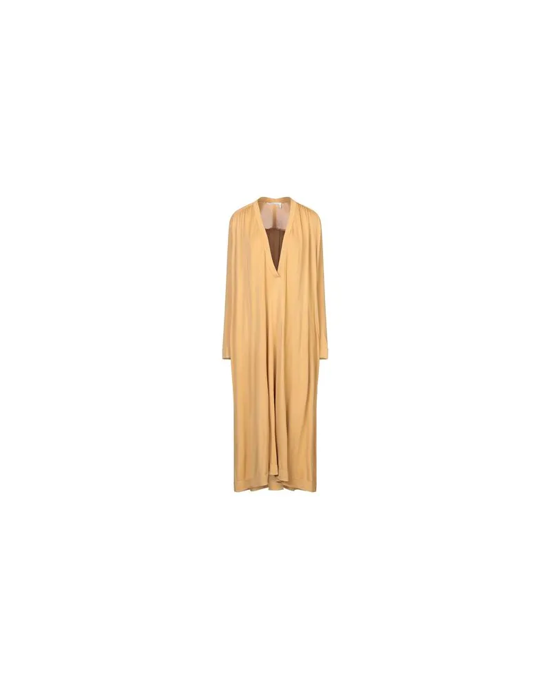 AGNONA KLEIDER - Maxi-Kleiderauf YOOX.COM Beige