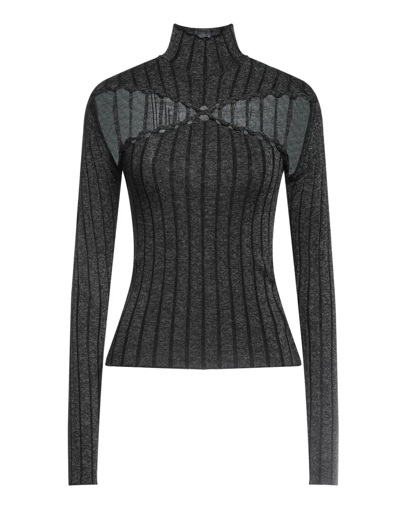 Dion Lee Rollkragenpullover Schwarz