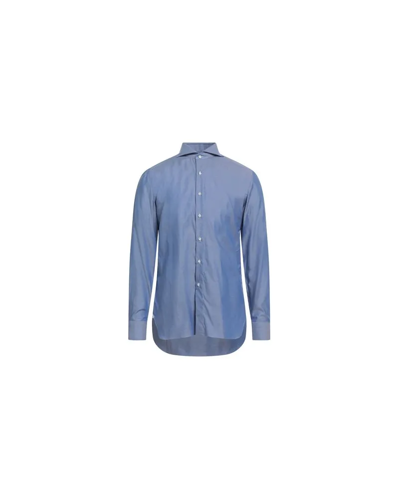 Luigi Borrelli TOPS - Hemdenauf YOOX.COM Blau