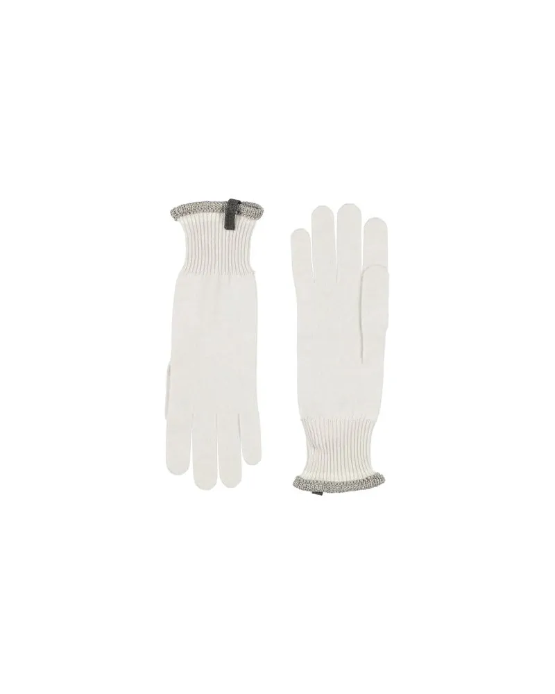 Brunello Cucinelli ACCESSOIRES - Handschuheauf YOOX.COM Elfenbein