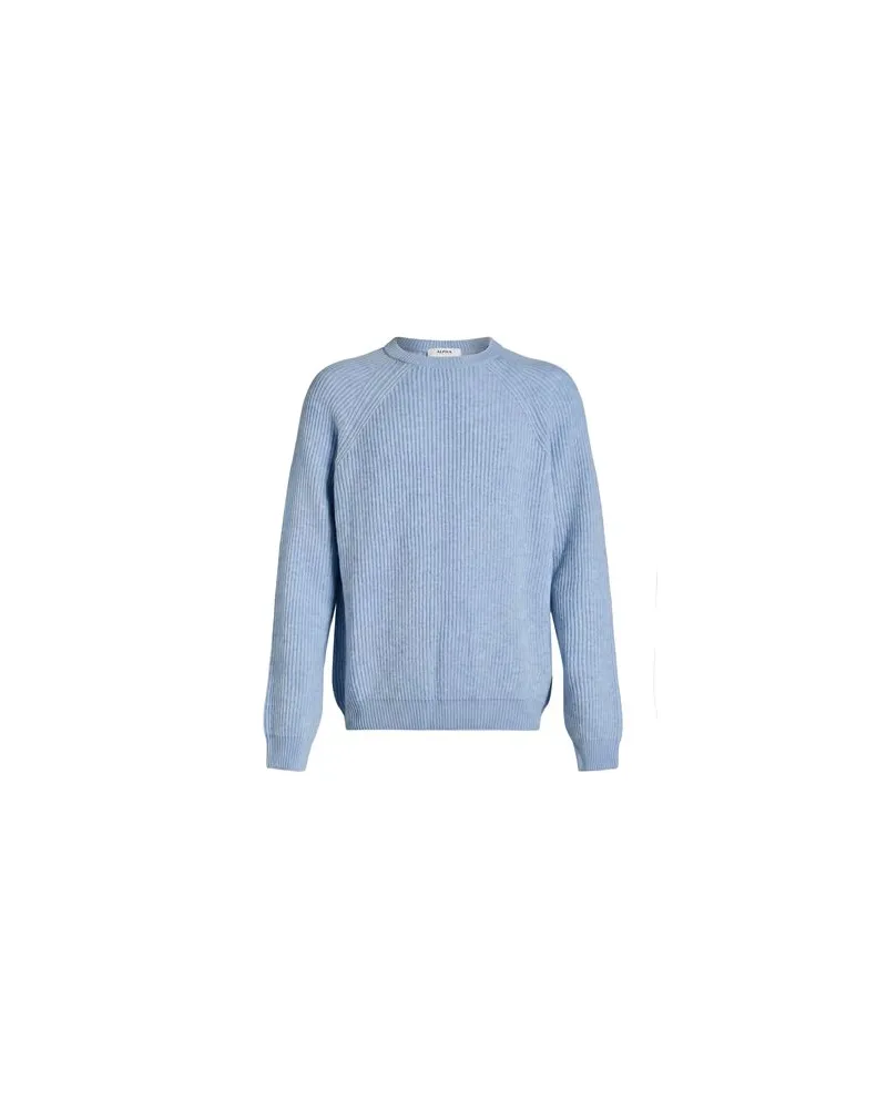 Alpha Studio STRICKWAREN - Pulloverauf YOOX.COM Himmelblau