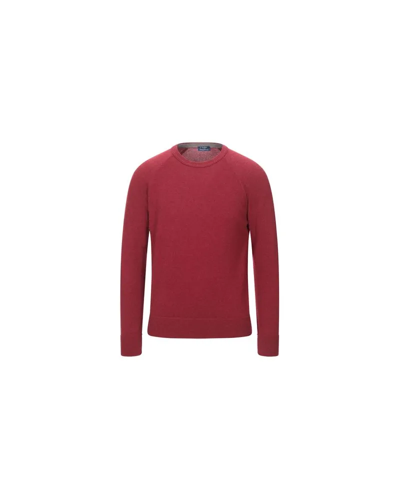 BARBA STRICKWAREN - Pulloverauf YOOX.COM Ziegelrot