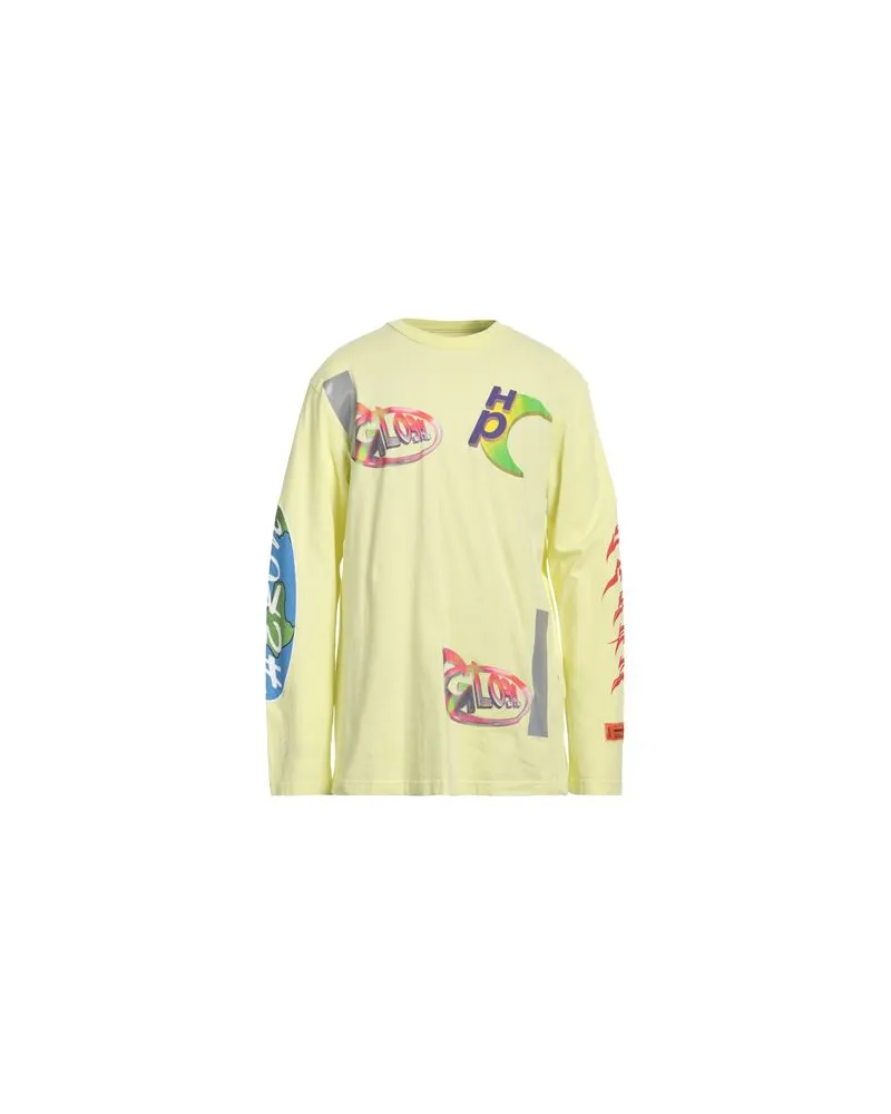 Heron Preston TOPS - T-shirtsauf YOOX.COM Pastellgelb