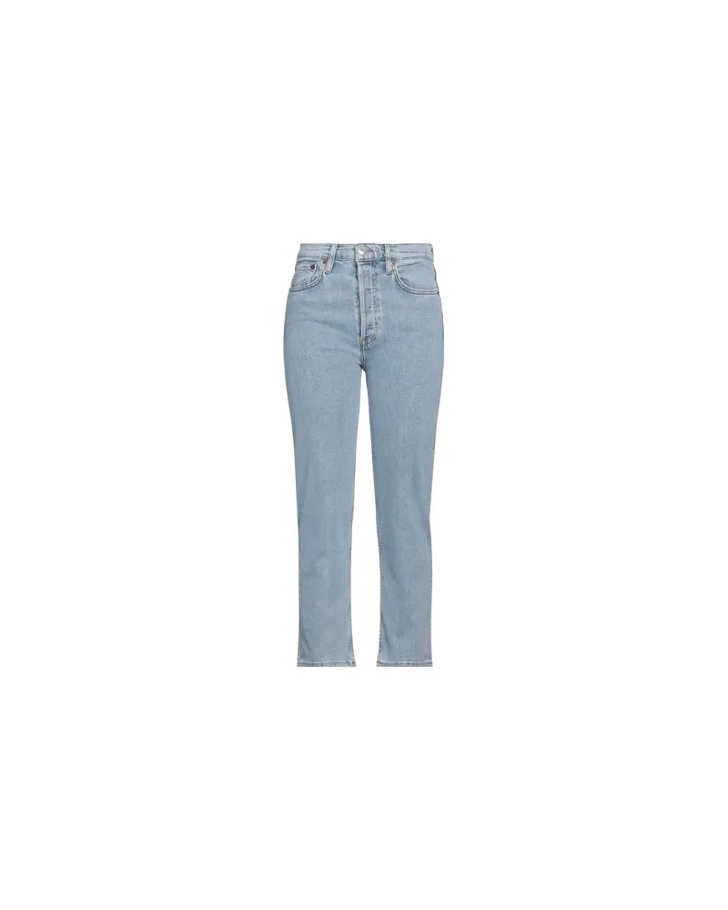 RE/DONE HOSEN & RÖCKE - Jeanshosenauf YOOX.COM Blau