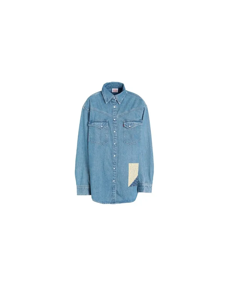 Levi's DORSEY XL WESTERN WORN IN  - JACKEN & MÄNTEL - Jeansjacken/Mäntelauf YOOX.COM Blau
