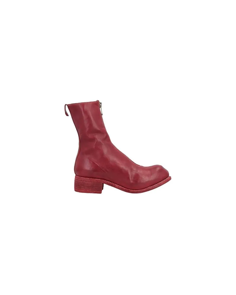 GUIDI SCHUHE - Stiefelettenauf YOOX.COM Rot