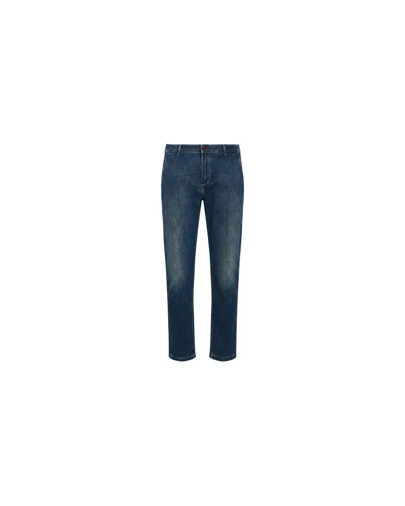 CAMOUFLAGE AR AND J. HOSEN & RÖCKE - Jeanshosenauf YOOX.COM Blau