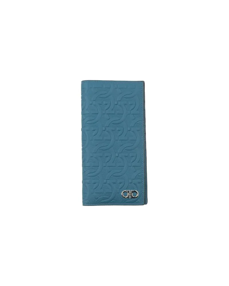 Ferragamo Kleinlederwaren - Brieftaschenauf YOOX.COM Blau