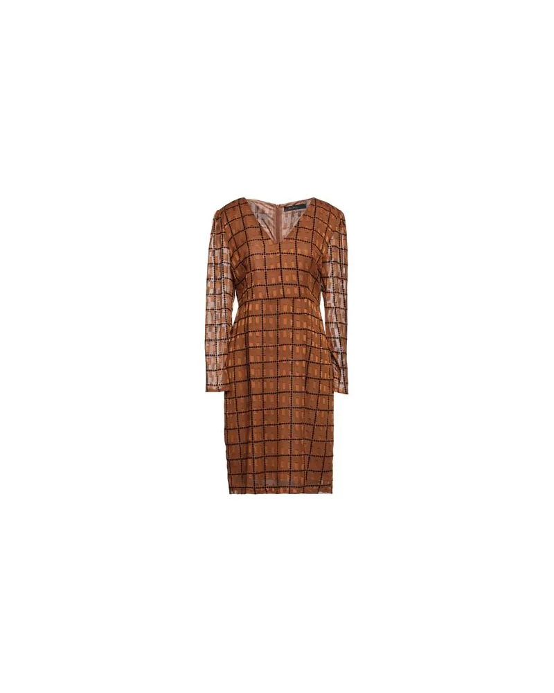 ANONYME designers KLEIDER - Midi-Kleiderauf YOOX.COM Kamel