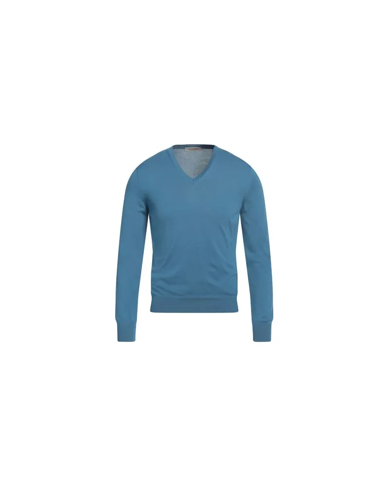 La Fileria STRICKWAREN - Pulloverauf YOOX.COM Azurblau