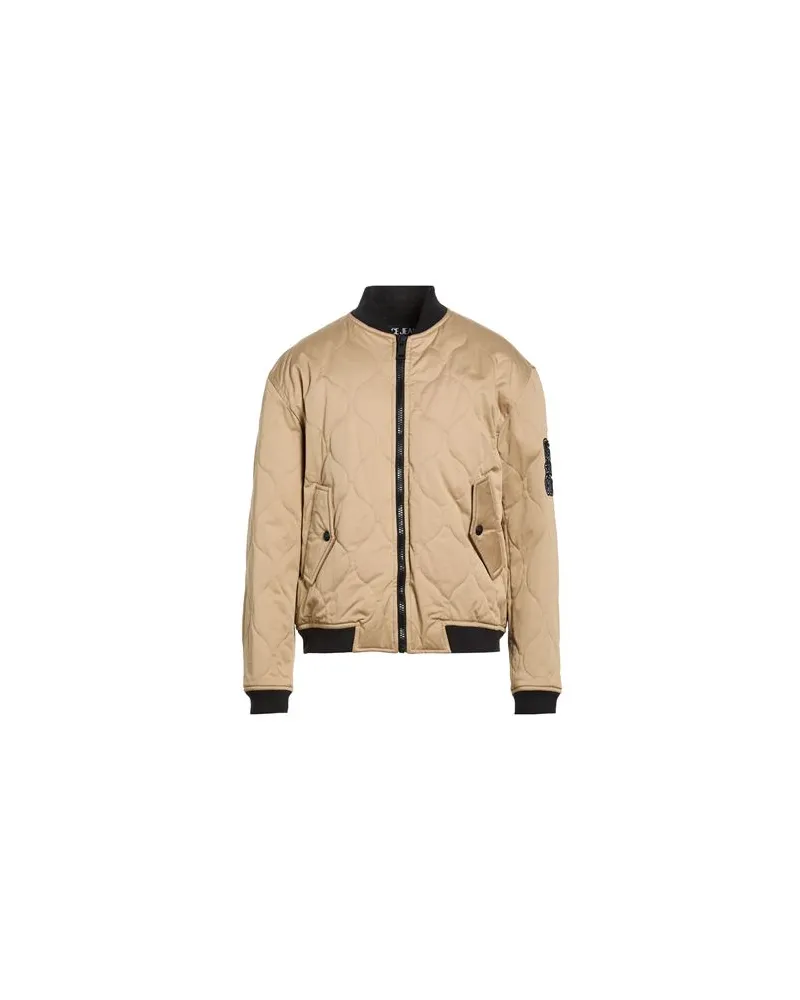 Versace Jeans JACKEN & MÄNTEL - Pufferjacken & Daunenjackenauf YOOX.COM Sand