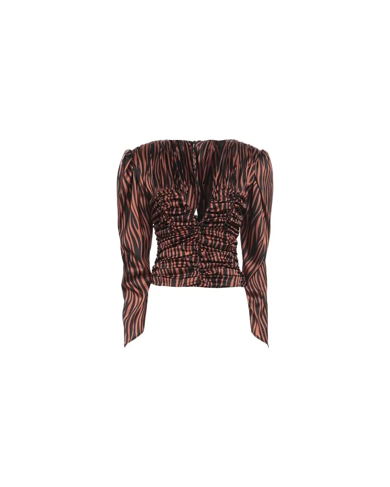 NINEMINUTES TOPS - Topsauf YOOX.COM Rostrot