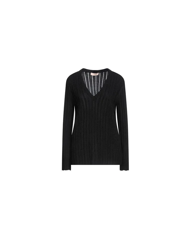 Twin-Set STRICKWAREN - Pulloverauf YOOX.COM Schwarz