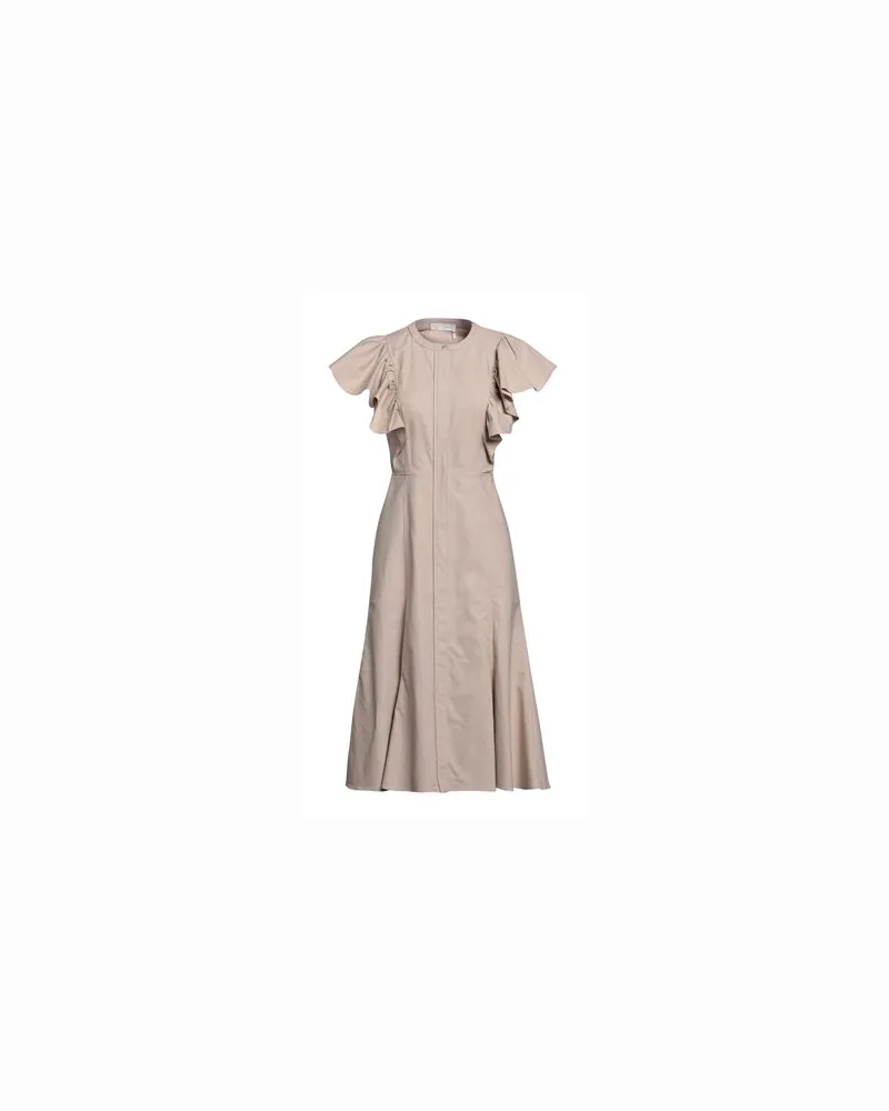 Chloé KLEIDER - Midi-Kleiderauf YOOX.COM Maulwurfsgrau