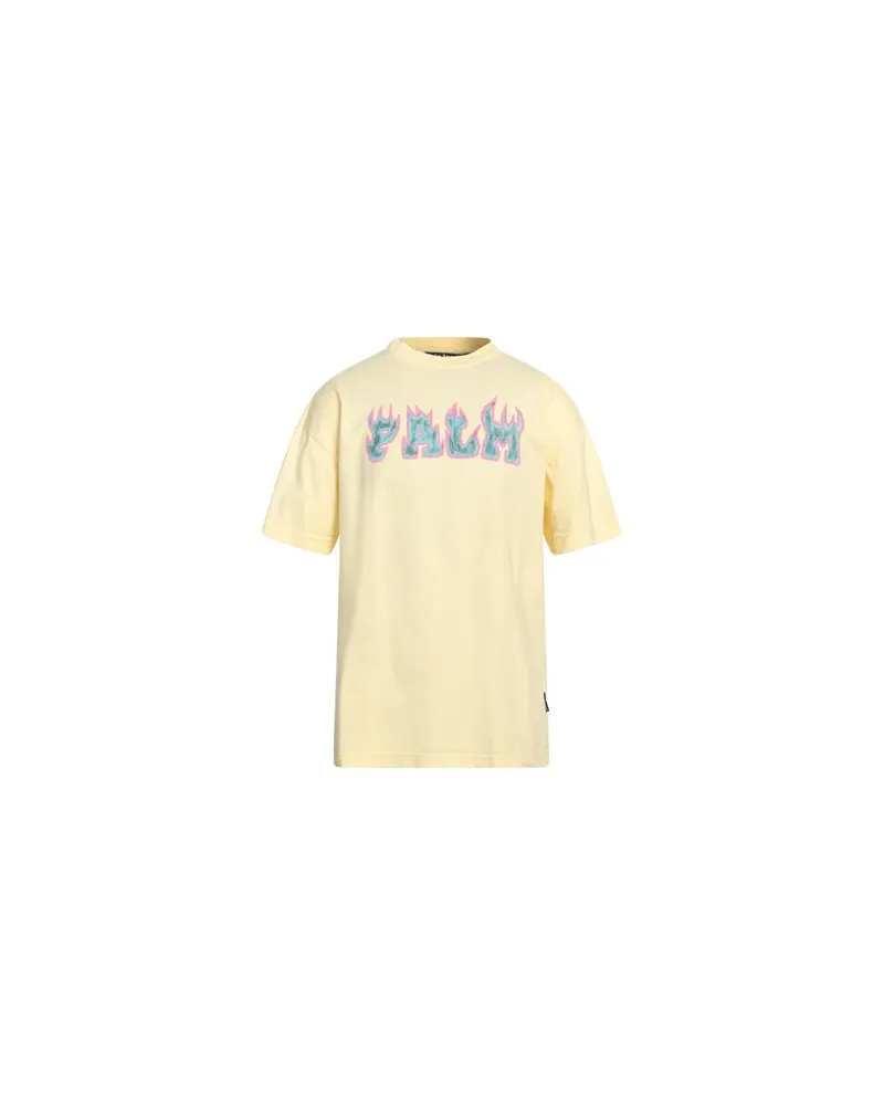 Palm Angels TOPS - T-shirtsauf YOOX.COM Pastellgelb