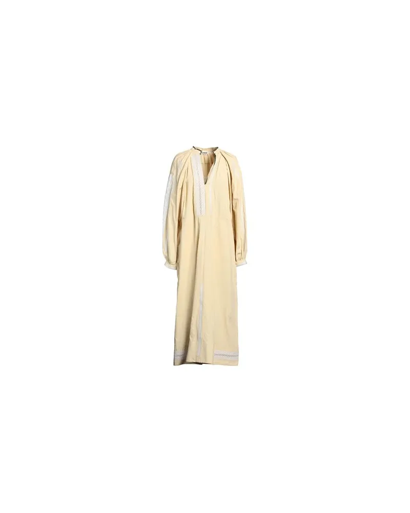 Jil Sander KLEIDER - Maxi-Kleiderauf YOOX.COM Pastellgelb