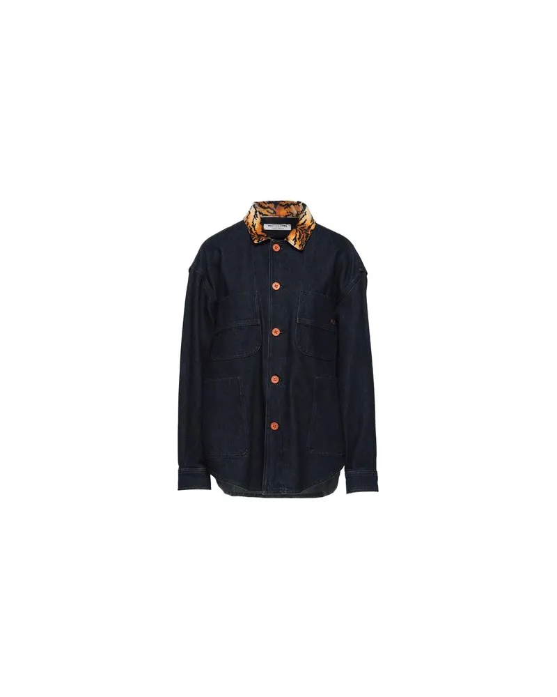 Philosophy Di Lorenzo Serafini JACKEN & MÄNTEL - Jeansjacken/Mäntelauf YOOX.COM Blau