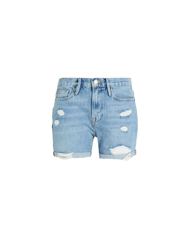 Frame Denim HOSEN & RÖCKE - Jeansshortsauf YOOX.COM Blau