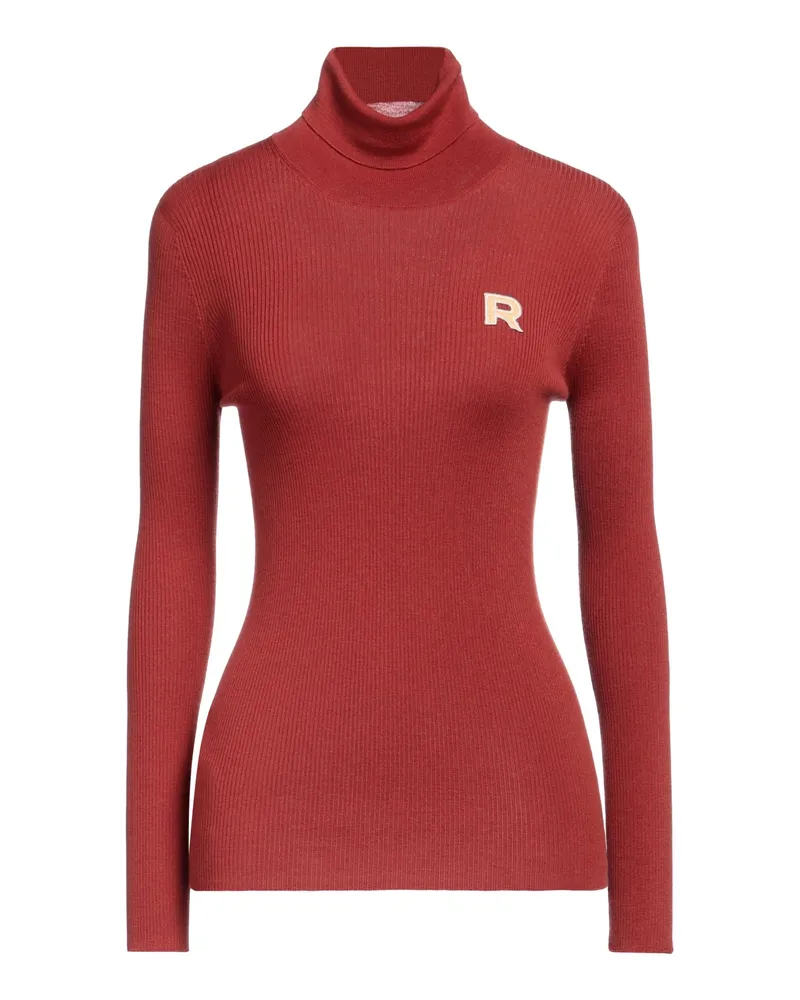 Rochas Rollkragenpullover Rostrot