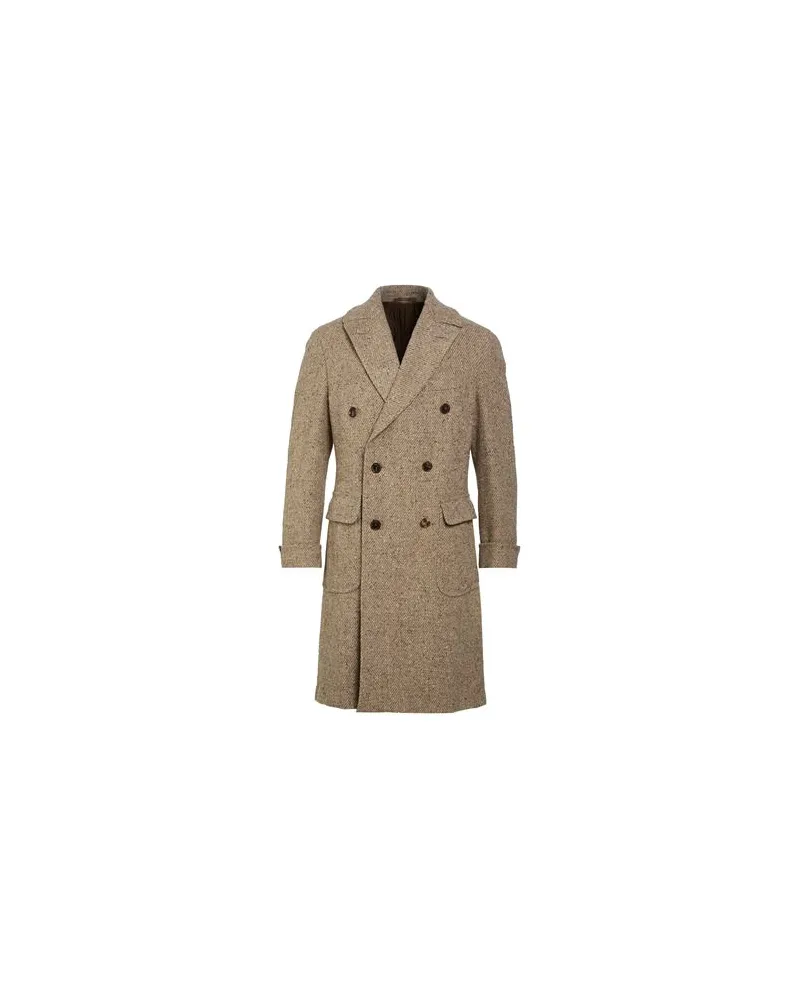 Caruso JACKEN & MÄNTEL - Mäntelauf YOOX.COM Khaki