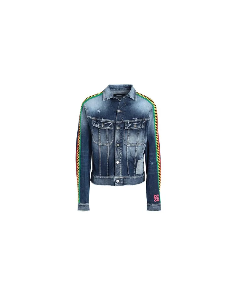 Dsquared2 JACKEN & MÄNTEL - Jeansjacken/Mäntelauf YOOX.COM Blau