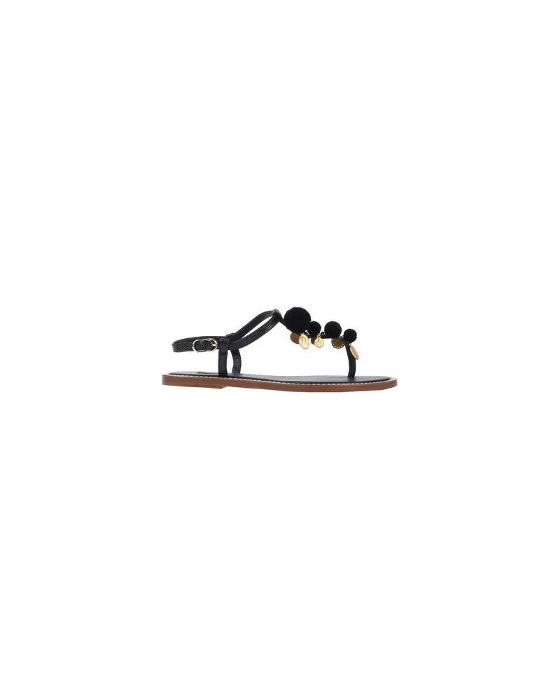 Dolce & Gabbana SCHUHE - Zehentrennerauf YOOX.COM Schwarz
