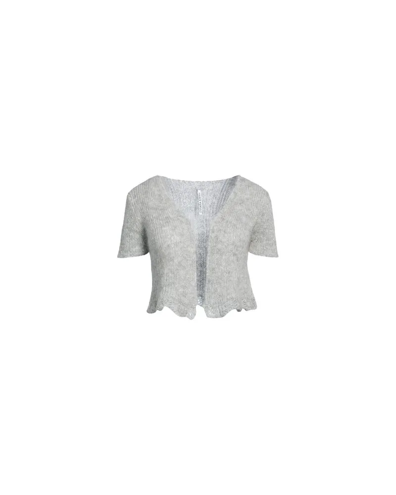 Liviana Conti STRICKWAREN - Strickjackenauf YOOX.COM Hellgrau