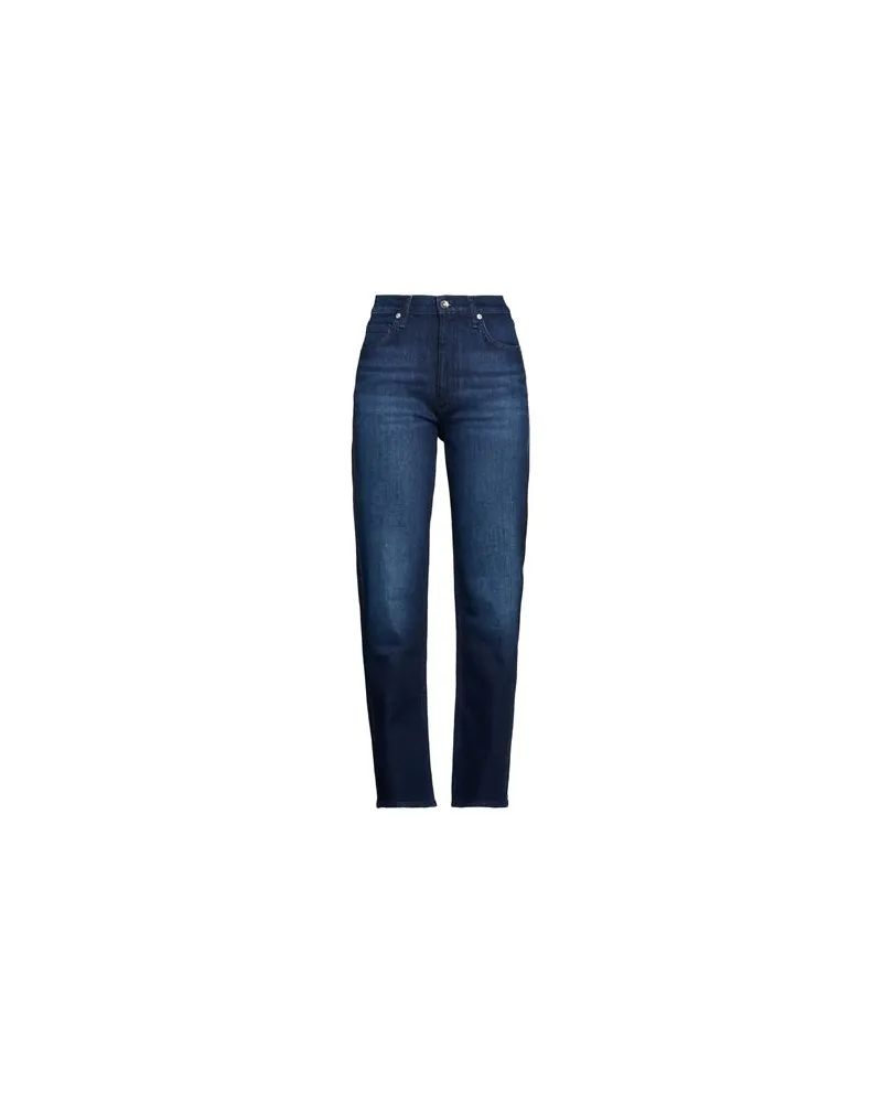 Rag & Bone HATTIE MID-RISE  - HOSEN & RÖCKE - Jeanshosenauf YOOX.COM Blau