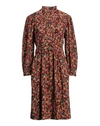 Antik Batik Midi-Kleid Bordeaux