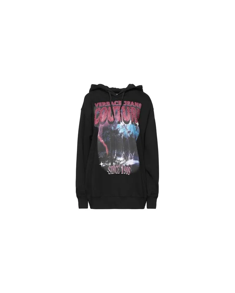 Versace Jeans TOPS - Sweatshirtsauf YOOX.COM Schwarz