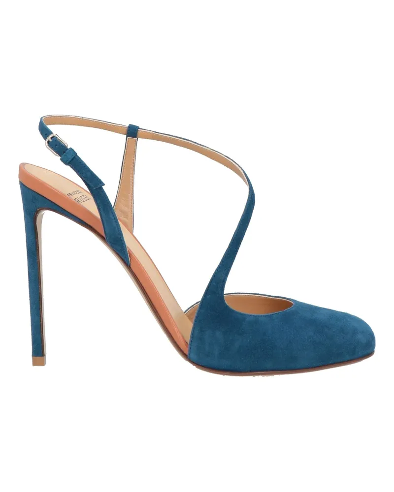 Francesco Russo Pumps Blaugrau