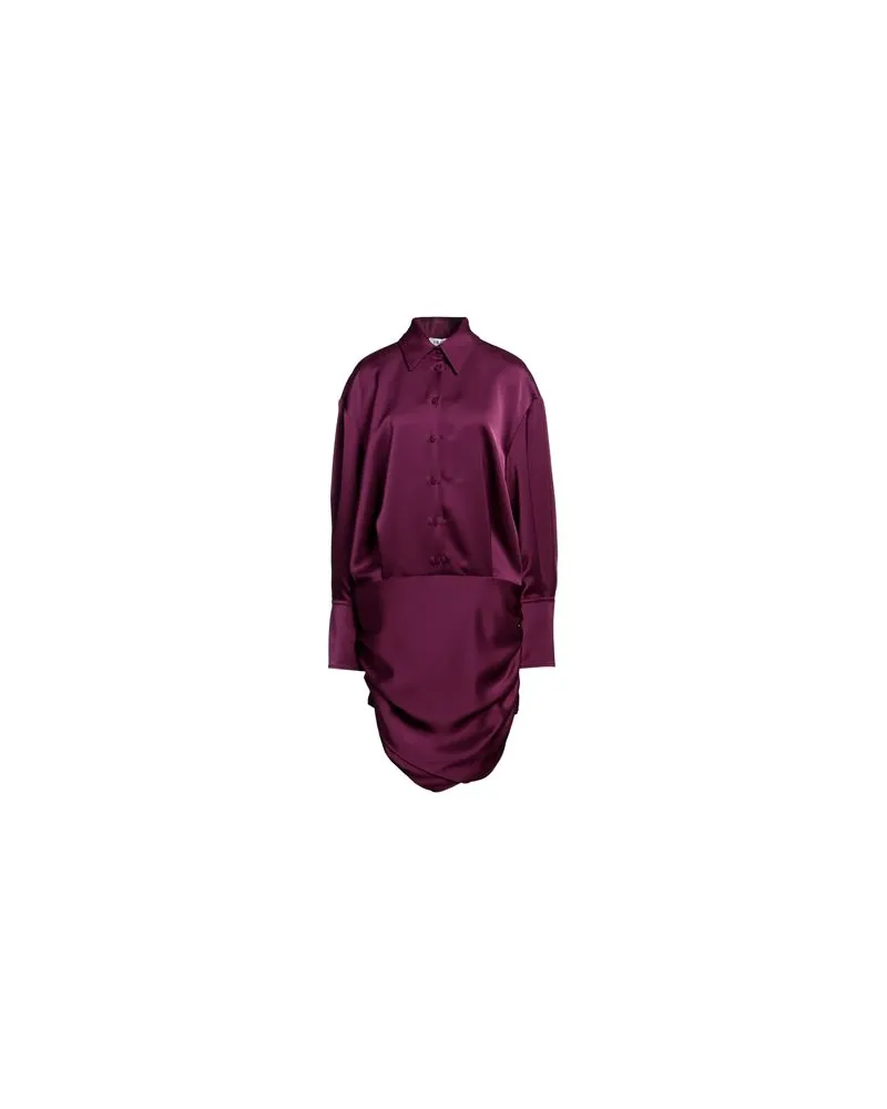 ATTICO KLEIDER - Mini-Kleiderauf YOOX.COM Pflaume
