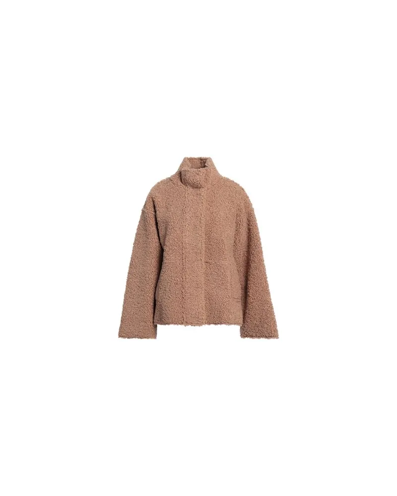 STAND JACKEN & MÄNTEL - Shearling- & Kunstfellauf YOOX.COM Sand