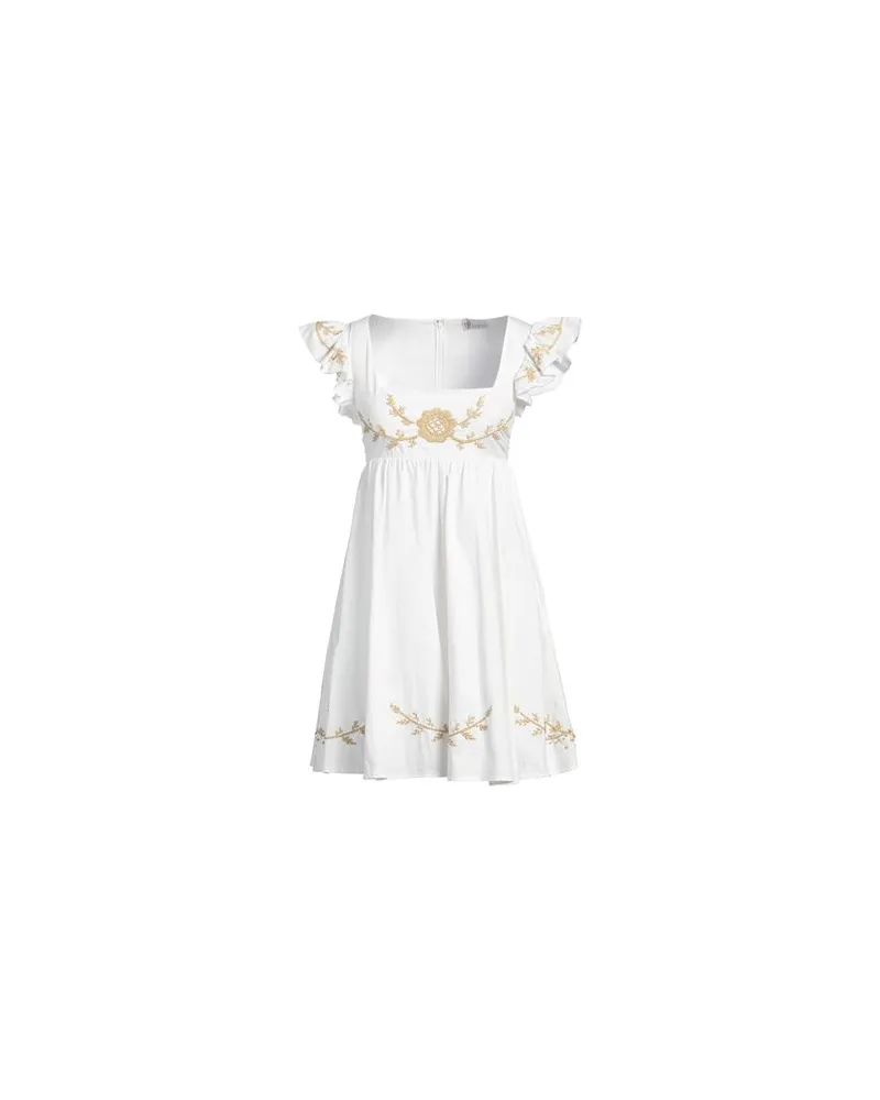 RED Valentino KLEIDER - Mini-Kleiderauf YOOX.COM Weiß