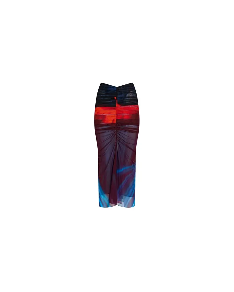 Thierry Mugler HOSEN & RÖCKE - Maxi-Röckeauf YOOX.COM Pflaume