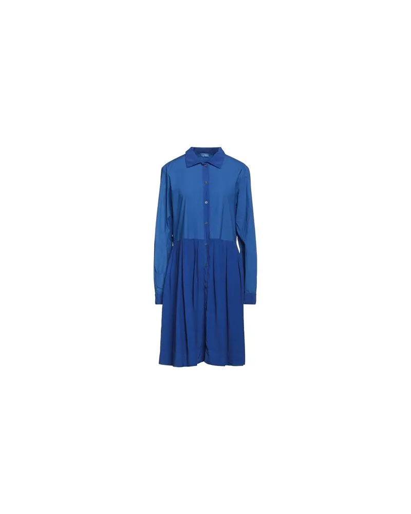 Her Shirt Her Dress KLEIDER - Mini-Kleiderauf YOOX.COM Blau