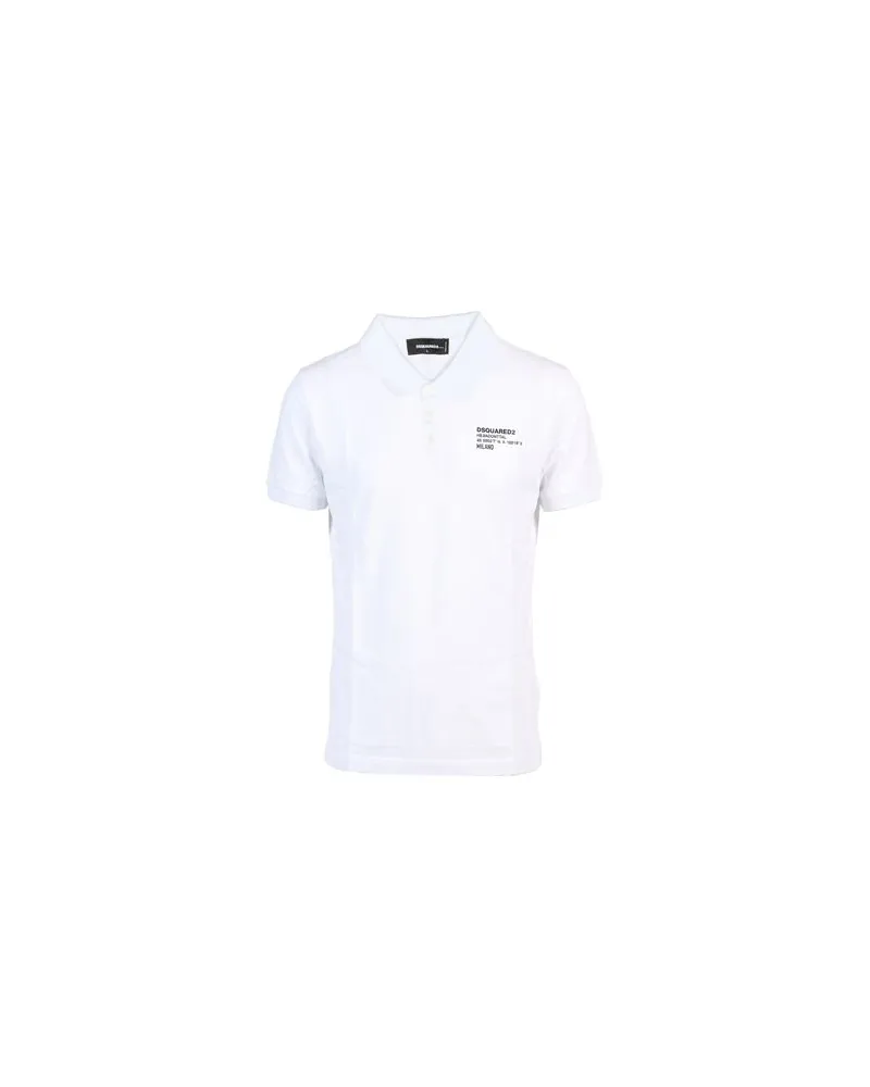 Dsquared2 TOPS - Poloshirtsauf YOOX.COM Weiß