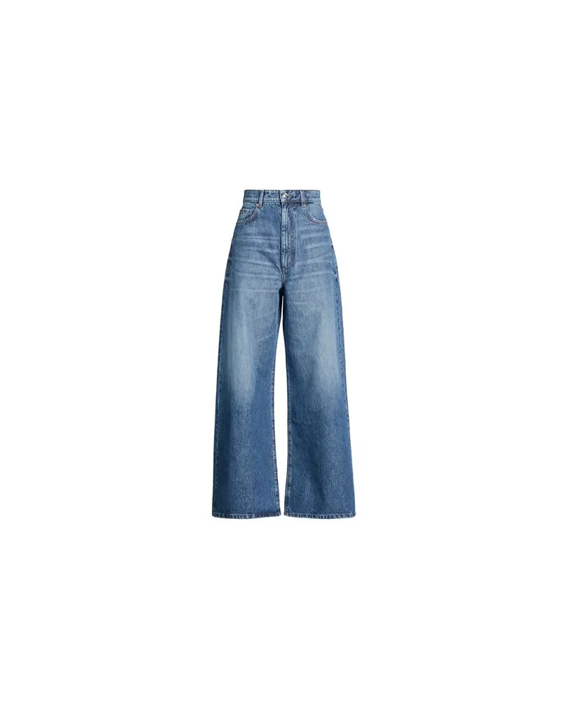 SPORTMAX HOSEN & RÖCKE - Jeanshosenauf YOOX.COM Blau