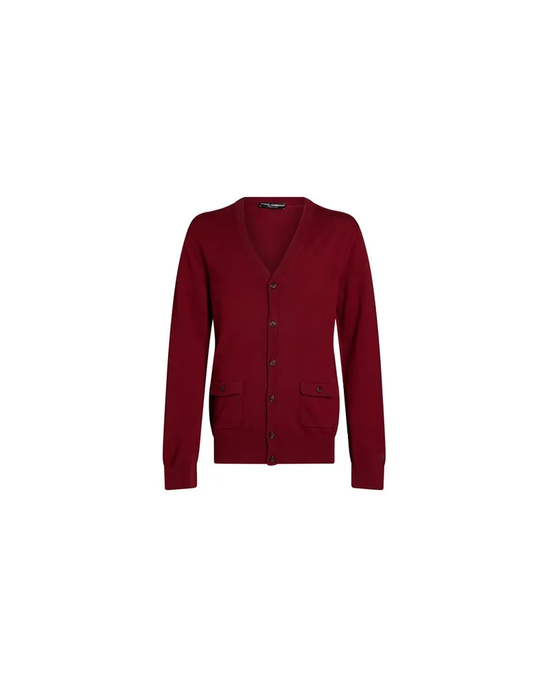 Dolce & Gabbana STRICKWAREN - Strickjackenauf YOOX.COM Bordeaux
