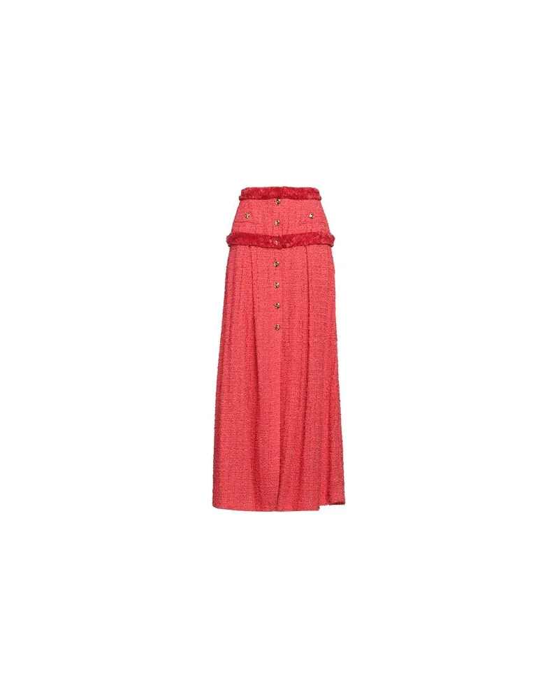 Elisabetta Franchi HOSEN & RÖCKE - Maxi-Röckeauf YOOX.COM Tomatenrot