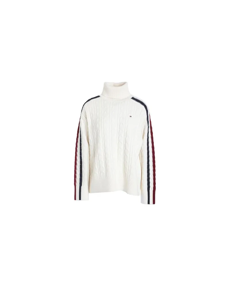 Tommy Hilfiger STRICKWAREN - Rollkragenpulloverauf YOOX.COM Elfenbein