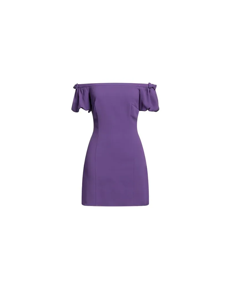 Elisabetta Franchi KLEIDER - Mini-Kleiderauf YOOX.COM Violett