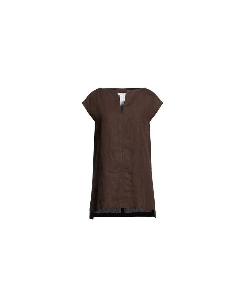 Max Mara TOPS - Topsauf YOOX.COM Dunkelbraun