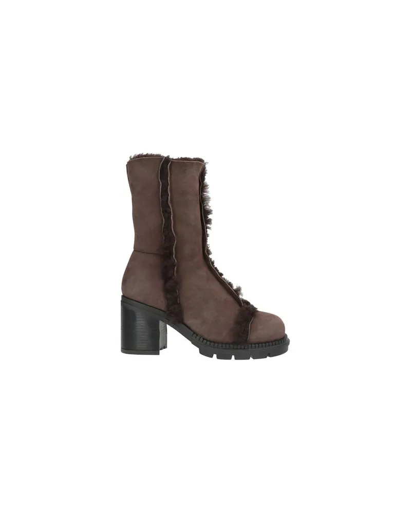 Attilio Giusti Leombruni SCHUHE - Stiefelettenauf YOOX.COM Schokobraun