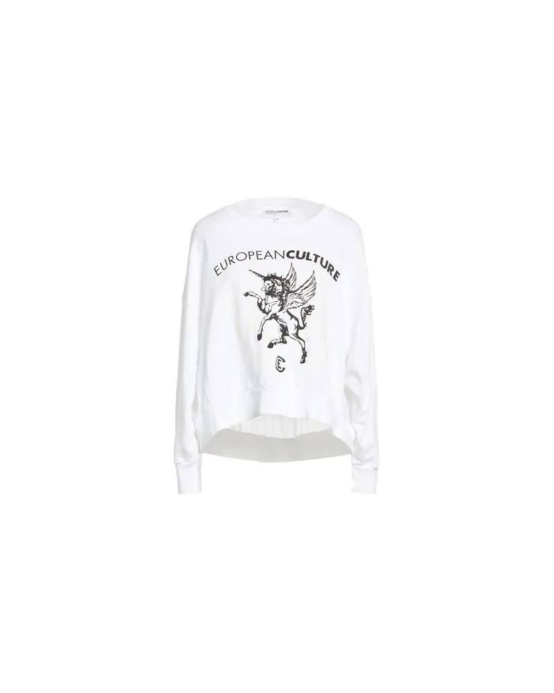 European Culture TOPS - Sweatshirtsauf YOOX.COM Weiß