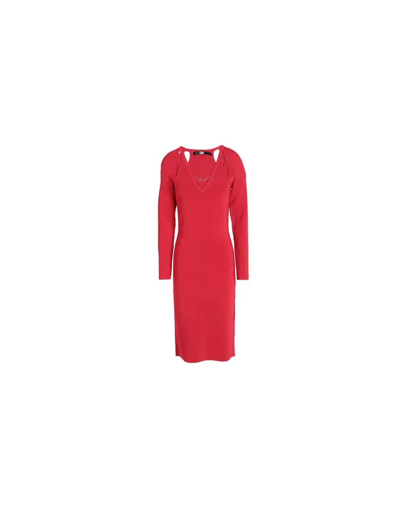 Karl Lagerfeld KLEIDER - Midi-Kleiderauf YOOX.COM Rot