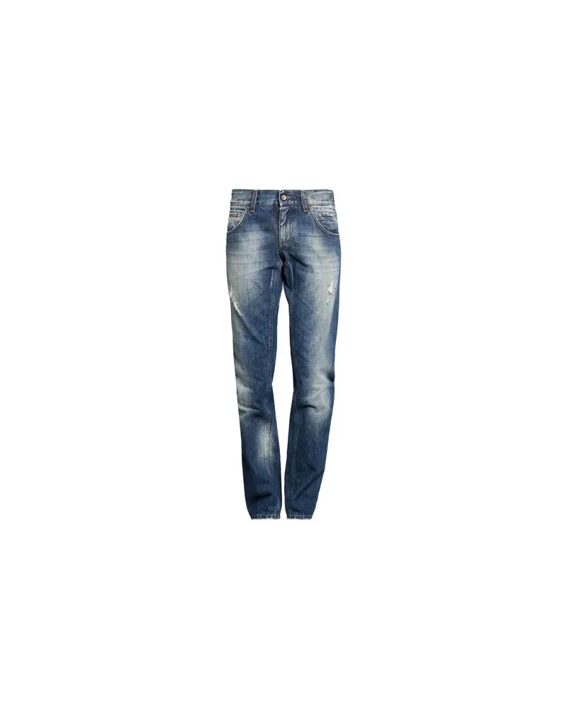Dolce & Gabbana HOSEN & RÖCKE - Jeanshosenauf YOOX.COM Blau